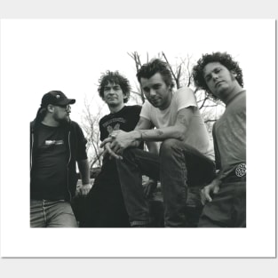 Lucero Band Photo All Member Young Black White Posters and Art